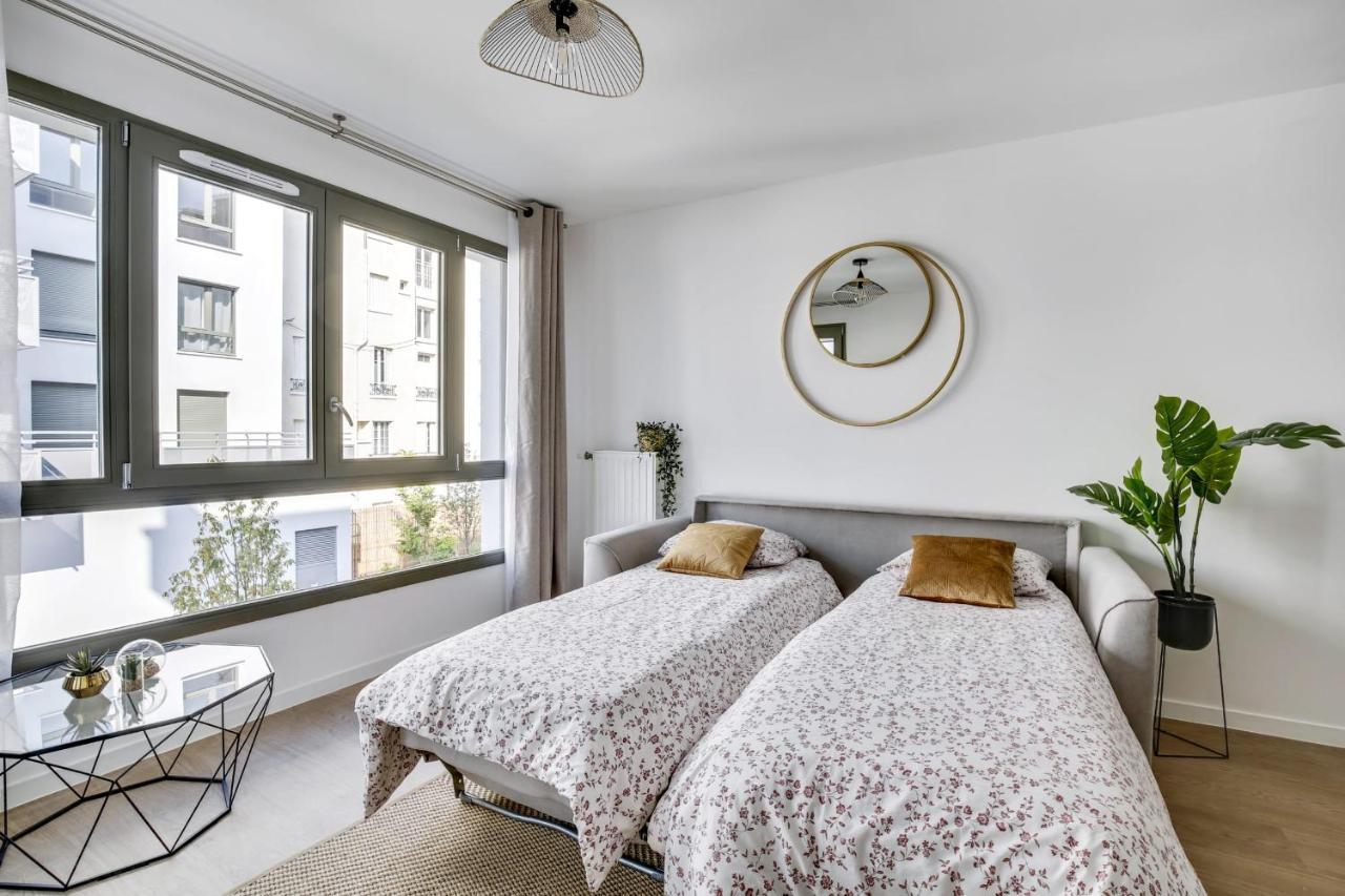 Superbe appartement avec balcon et parking proche Paris Saint-Denis  Extérieur photo